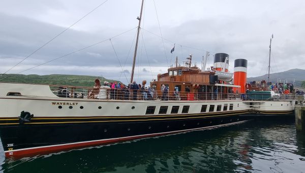 Cruising in the world's last working paddle steamer